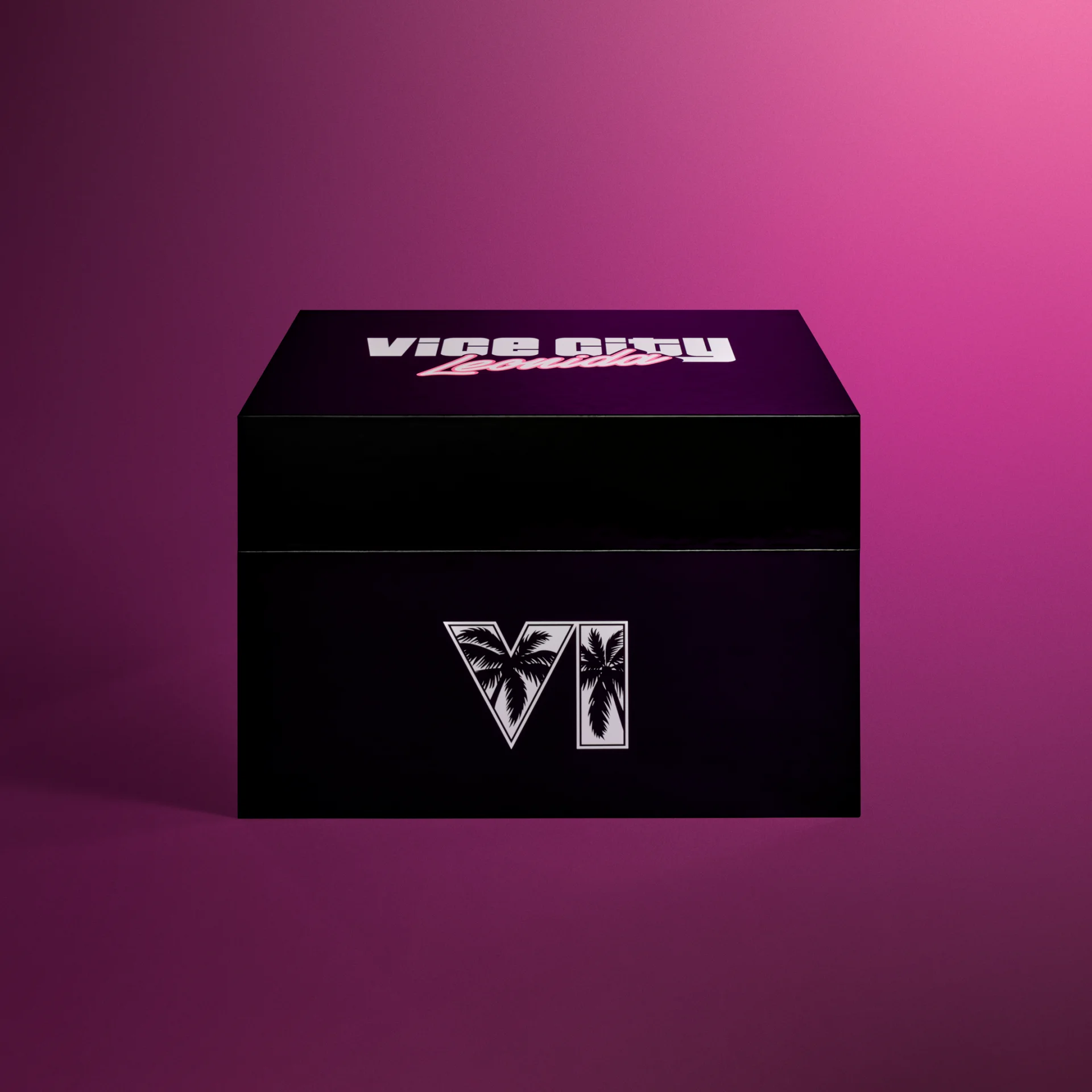 Grand Theft Auto VI: The Goodtime State — Vice City Collection box, closed, showing the branded outer packaging